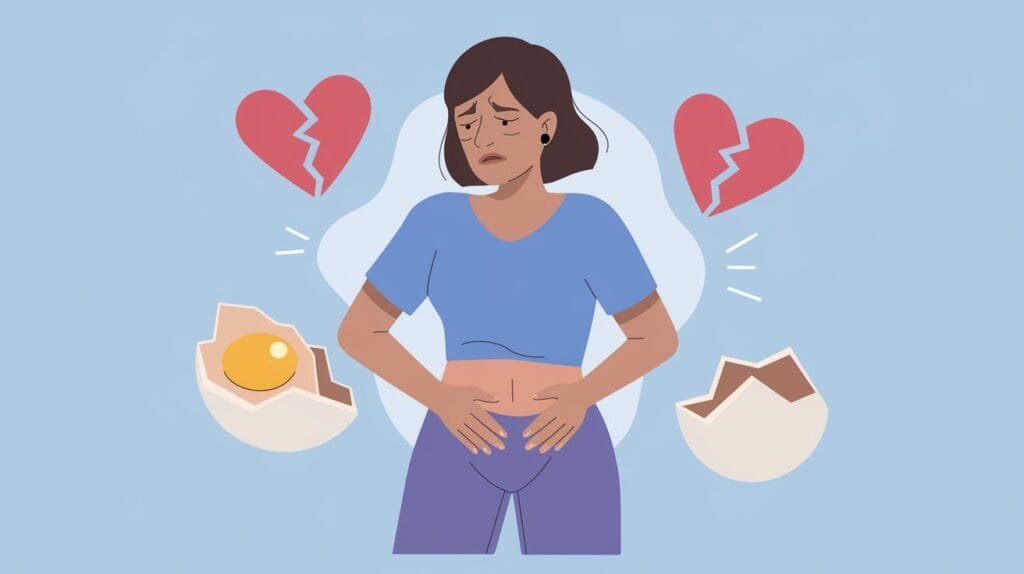 woman with a worried expression